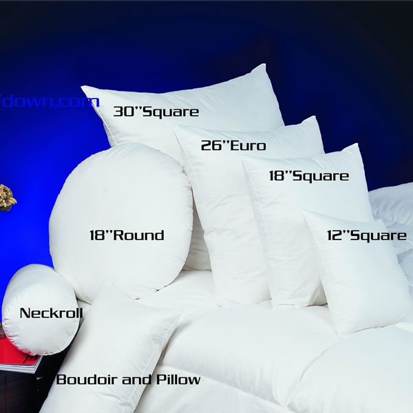 All Kinds Of Pillow Insert Pillow Coushion Yongfeng Down