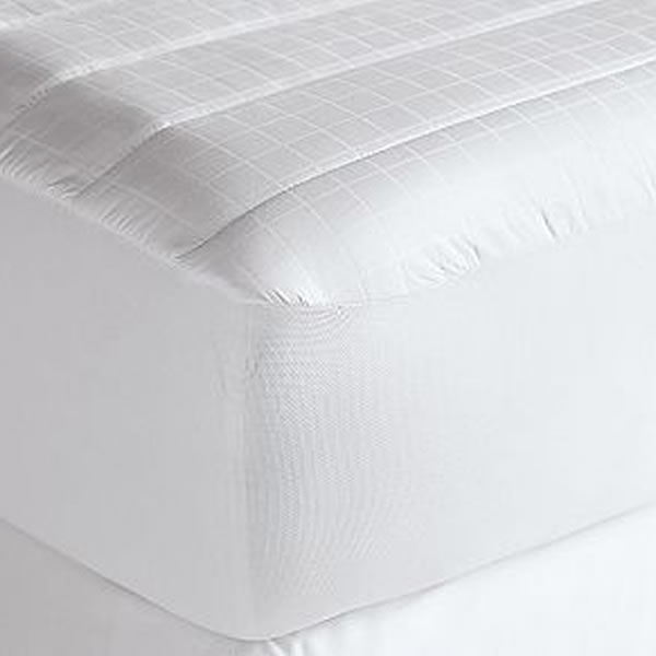 Microdenier Polyester Filled with Channel Mattress pad